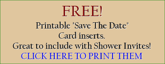 Save The Date Printable Cards