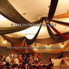 Autumn Color Reception With Ceiling Drapings